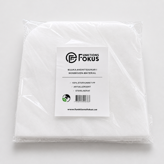 Ansiktspapper i non-woven, förpackning med 100 ark